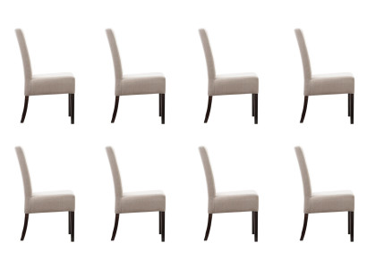 8x Stuhl Set Polster Sitz Stühle Garnitur Wartezimmer Kanzlei Praxis Lounge Club